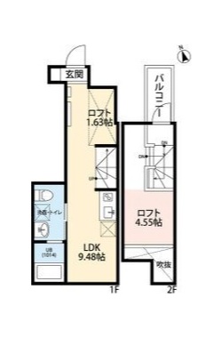 地下鉄名城線 ナゴヤドーム前矢田駅 徒歩3分 3階建 築7年の間取り写真