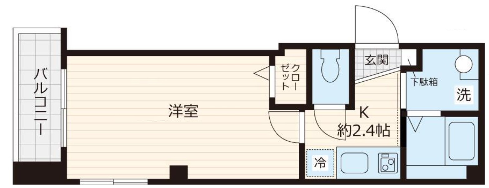 東京メトロ副都心線 雑司が谷駅 徒歩4分 3階建 築13年の間取り写真