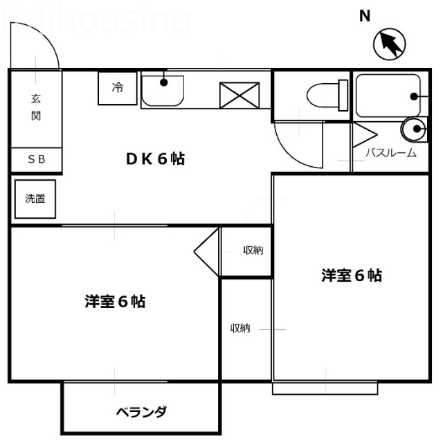 グリーンハイツ杉戸の間取り