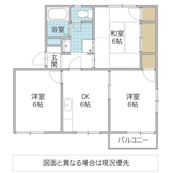 ジュネスKN Iの間取り