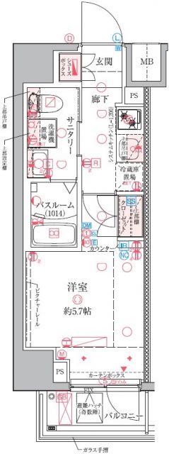 クレヴィスタ横浜関内の間取り