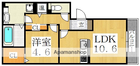 地下鉄御堂筋線 あびこ駅 徒歩6分 3階建 築15年の間取り写真