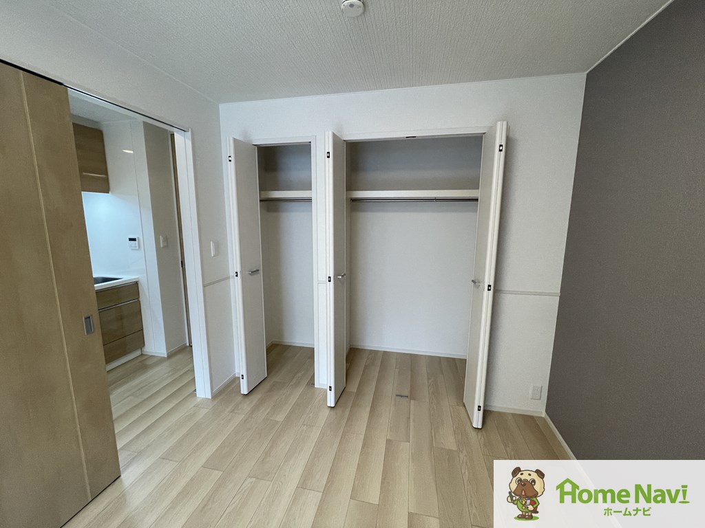 収納　大きな収納で荷物もすっきり片付きます。