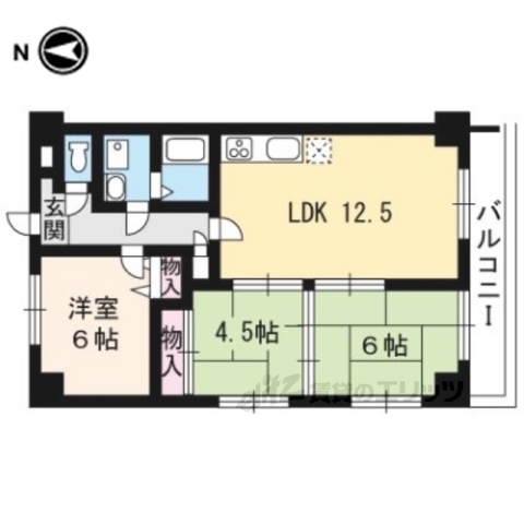 ＵＲＥＳＩＤＥＮＣＥ修学院の間取り