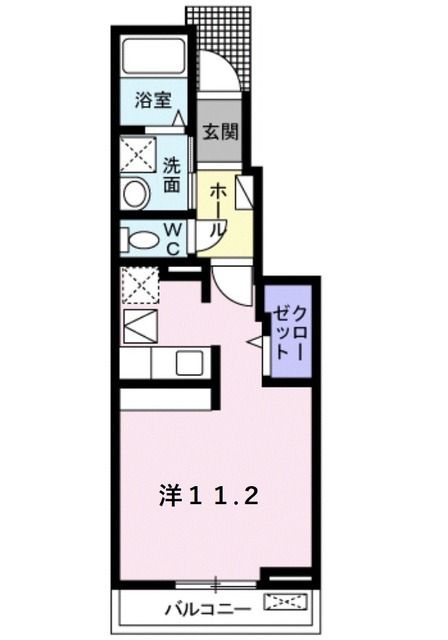 コリーヌ日和が丘の間取り