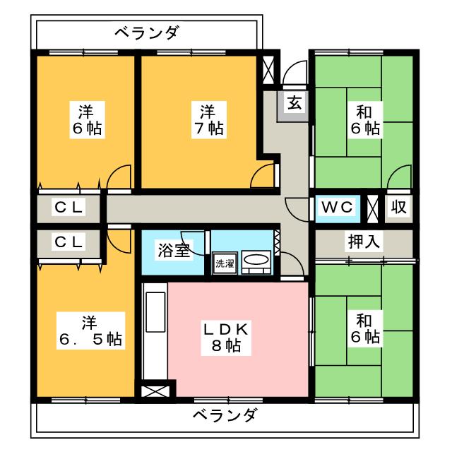 リバーサイド鎌倉の間取り