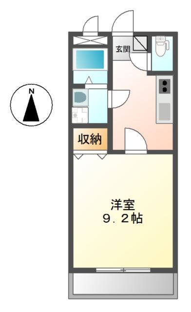 セピア　コンフォースの間取り