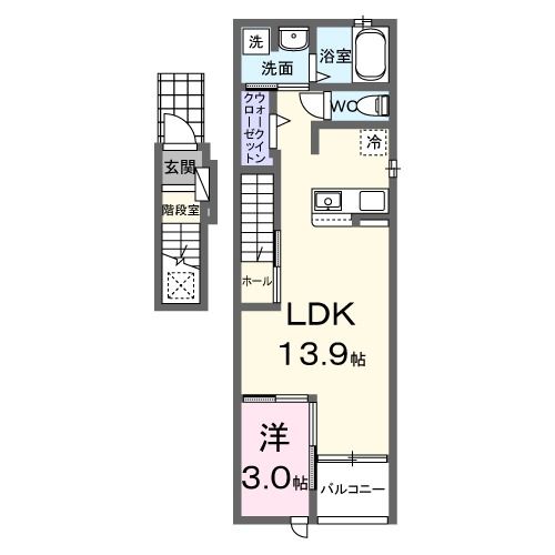 【リ・クレストの間取り】