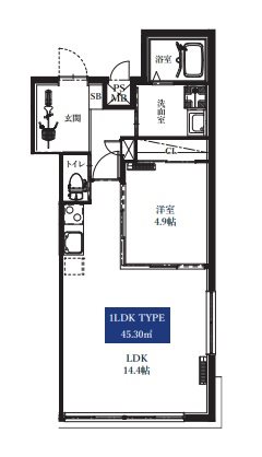 【レーヴテラス上杉の間取り】