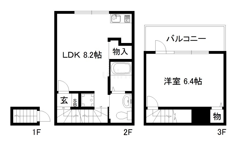 メゾネ・クレアール東寺の間取り