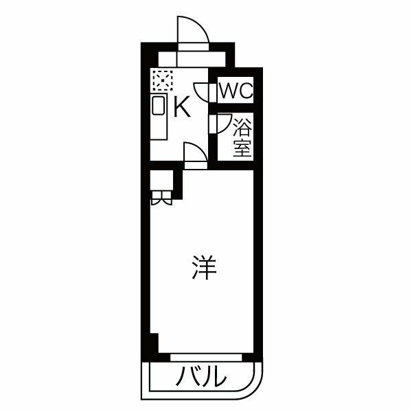 名古屋市中川区荒子のマンションの間取り