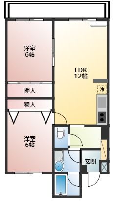 コーポモビリエ１号館の間取り