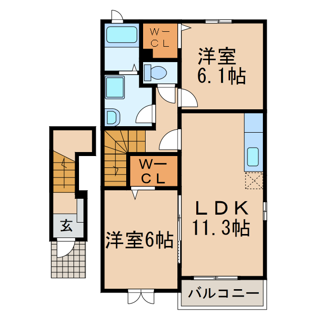 エアリーコートの間取り