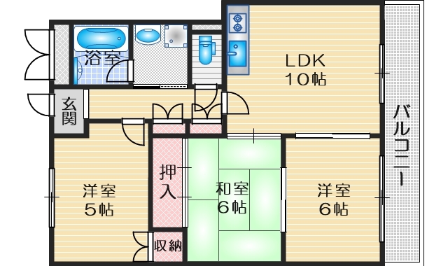 エクセレント都１の間取り