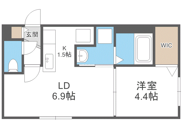 ＧＩＲＡＦＦＥ東札幌の間取り