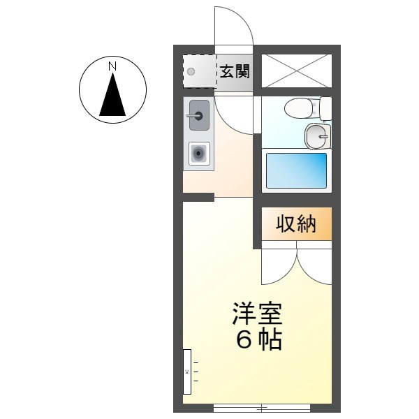 上田市踏入のマンションの間取り