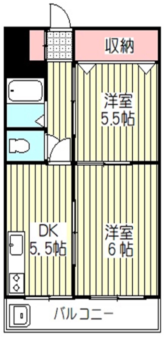 わらびマンションの間取り