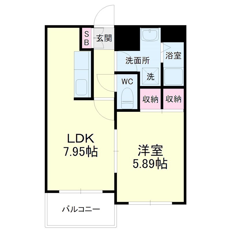 シャンツェ富塚の間取り