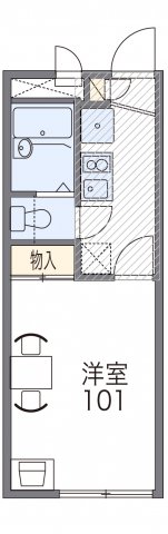 【レオパレス豊中　北条の間取り】