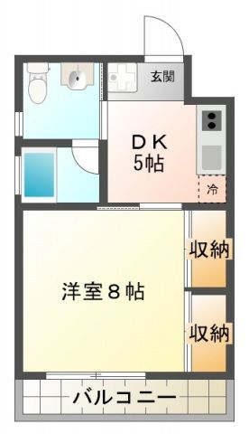 藤枝市田沼のマンションの間取り