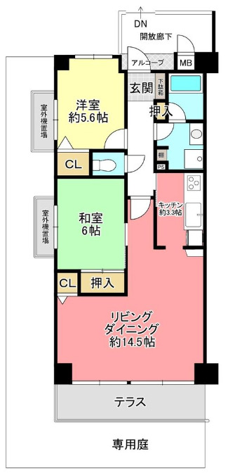 エクセル酒々井の間取り