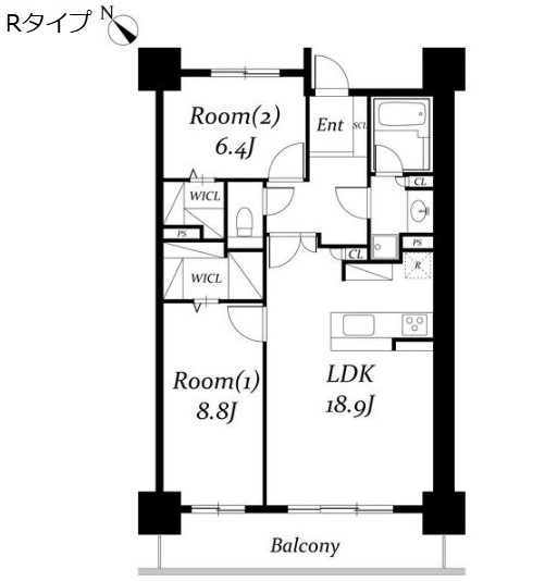 ロイヤルパークス千種の間取り