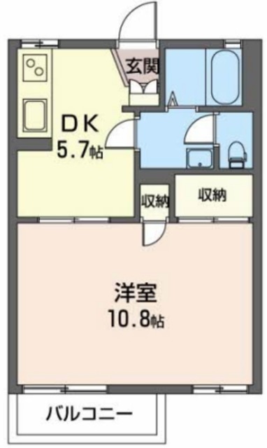 フレグランス上大沢Ａの間取り