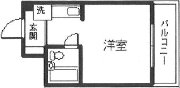 明石市和坂のマンションの間取り