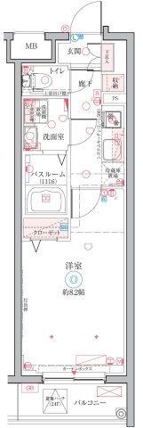 クレヴィスタ大塚の間取り