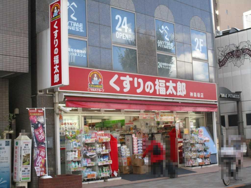 ドラックストア　くすりの福太郎神楽坂店（ドラッグストア）まで495m