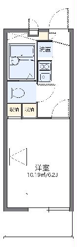 レオパレスドマーニの間取り