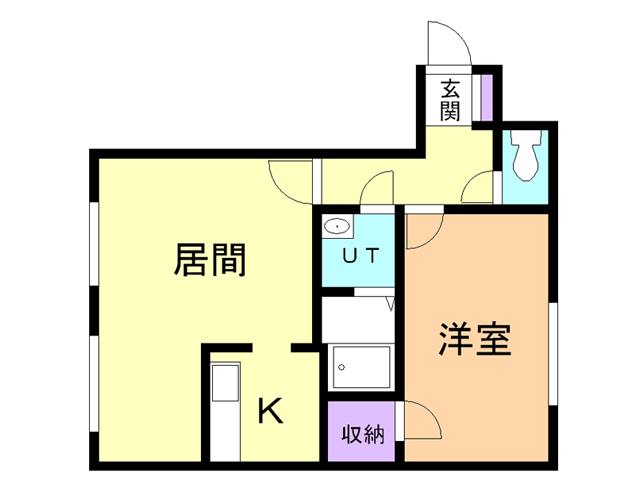 苫小牧市拓勇西町のマンションの間取り