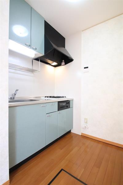 キッチン　ガスコンロ・グリル付きのキッチン！お料理が楽しくなります☆