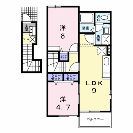 グリッター大文の間取り