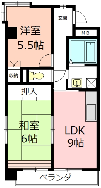 【新橘ビルの間取り】