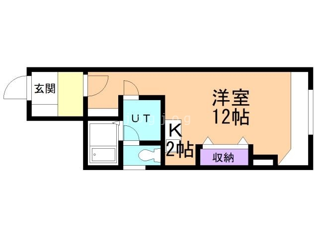 【札幌市北区北二十三条西のマンションの間取り】