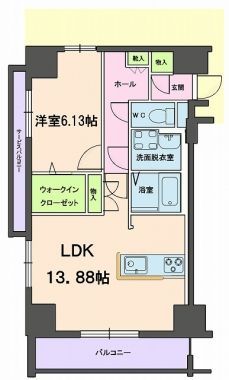 マッターホルン高尾の間取り