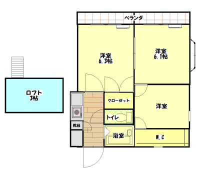 いずみずいの間取り