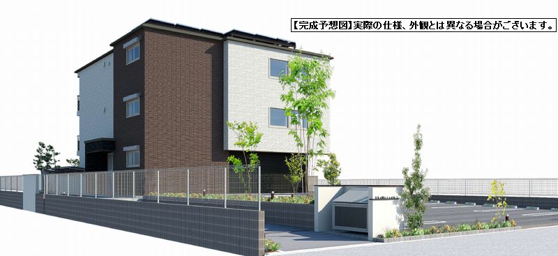 【深谷市東大沼のマンションの駐車場】