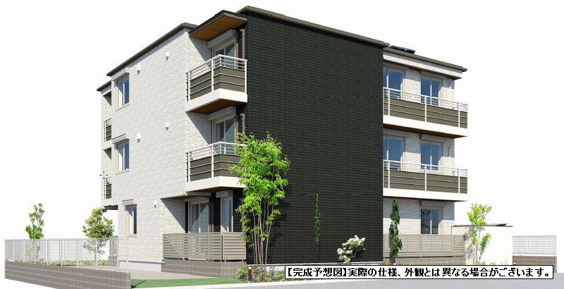 【深谷市東大沼のマンションのバルコニー】