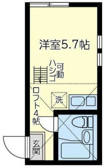 【ユナイト野島アレッサンドロの間取り】