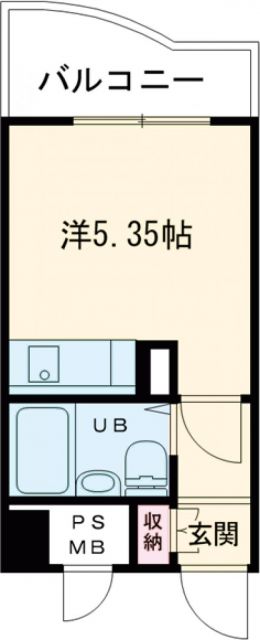 京都市伏見区深草飯食町のマンションの間取り