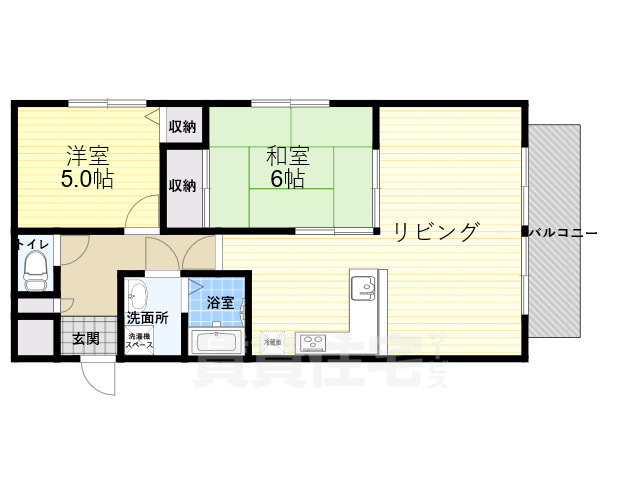 マンション寺新の間取り