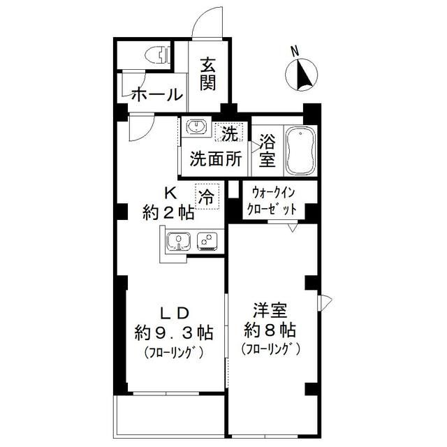 杉並区松庵のマンションの間取り