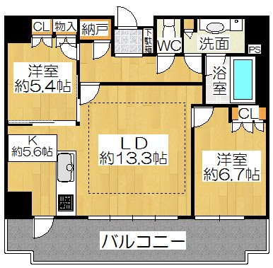 ビューシエル豊橋広小路の間取り