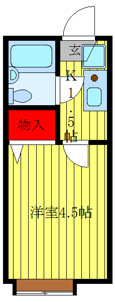 エクセレンス田端の間取り