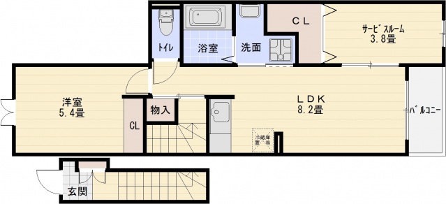 エスポワール（沢田）の間取り