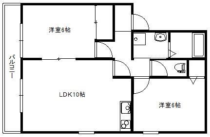 サニーコートの間取り