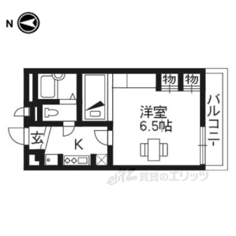 レオパレスＰＡＲＣＳＩＤＥの間取り