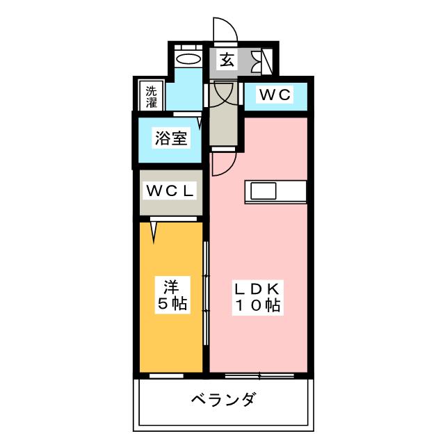 プレサンス大須観音駅前の間取り